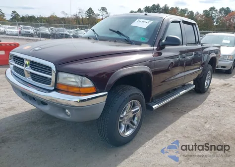 2004 Dodge Dakota Slt z USA, uszkodzony, nr VIN 1D7HG48NX4S691320